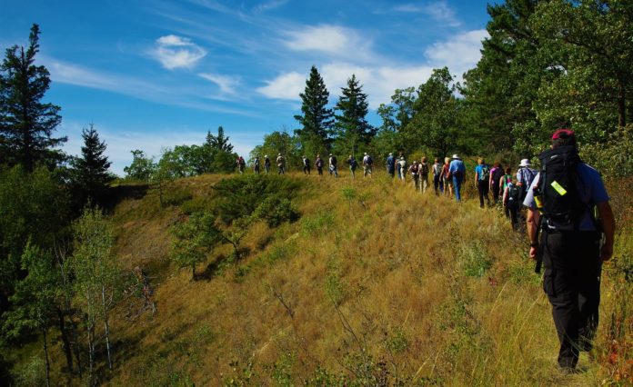 The Rae Trail is one of the many routes hiked by Manitoba's Prairie Pathfinders.