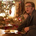 A Christmas Story Christmas: Sequel to classic holiday movie Peter Billingsley plays Ralphie, a father, sitting near a brightly-lit Christmas Tree with his young son and daughter.
