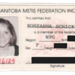 Métis or not Métis: The question has been answered Jpg copy of RoseAnna Schick's Manitoba Metis Federation membership card - issued September 7, 1993.